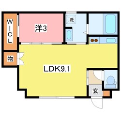 INTEGRAL稲寄　Iの物件間取画像